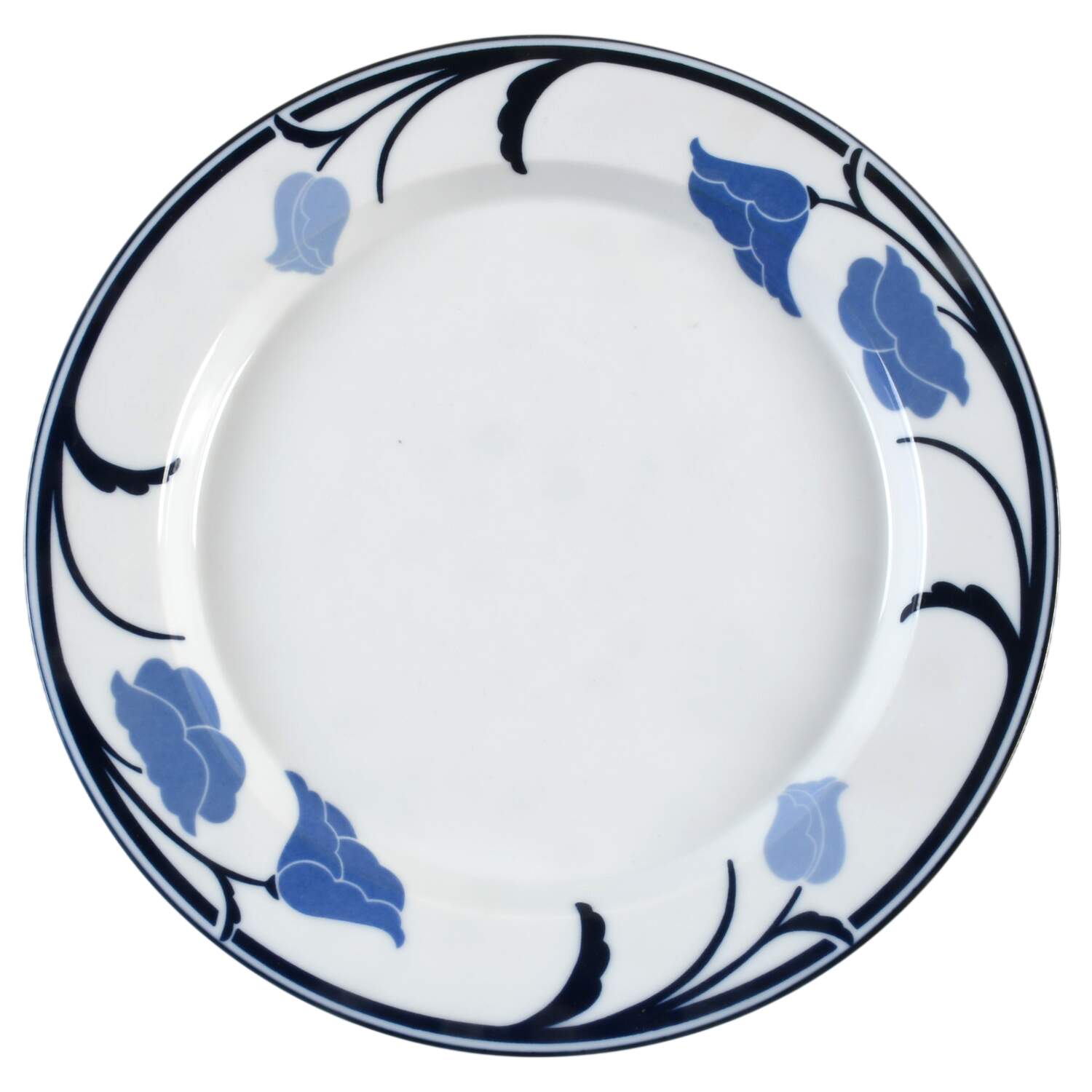 Belles Fleurs Blue Dinner Plate by Dansk-1
