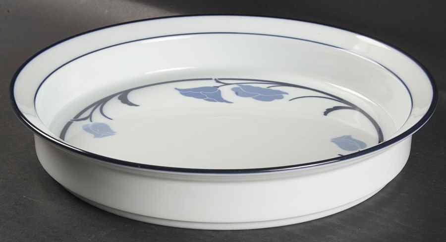 Belles Fleurs Blue 10" Quiche by Dansk-1