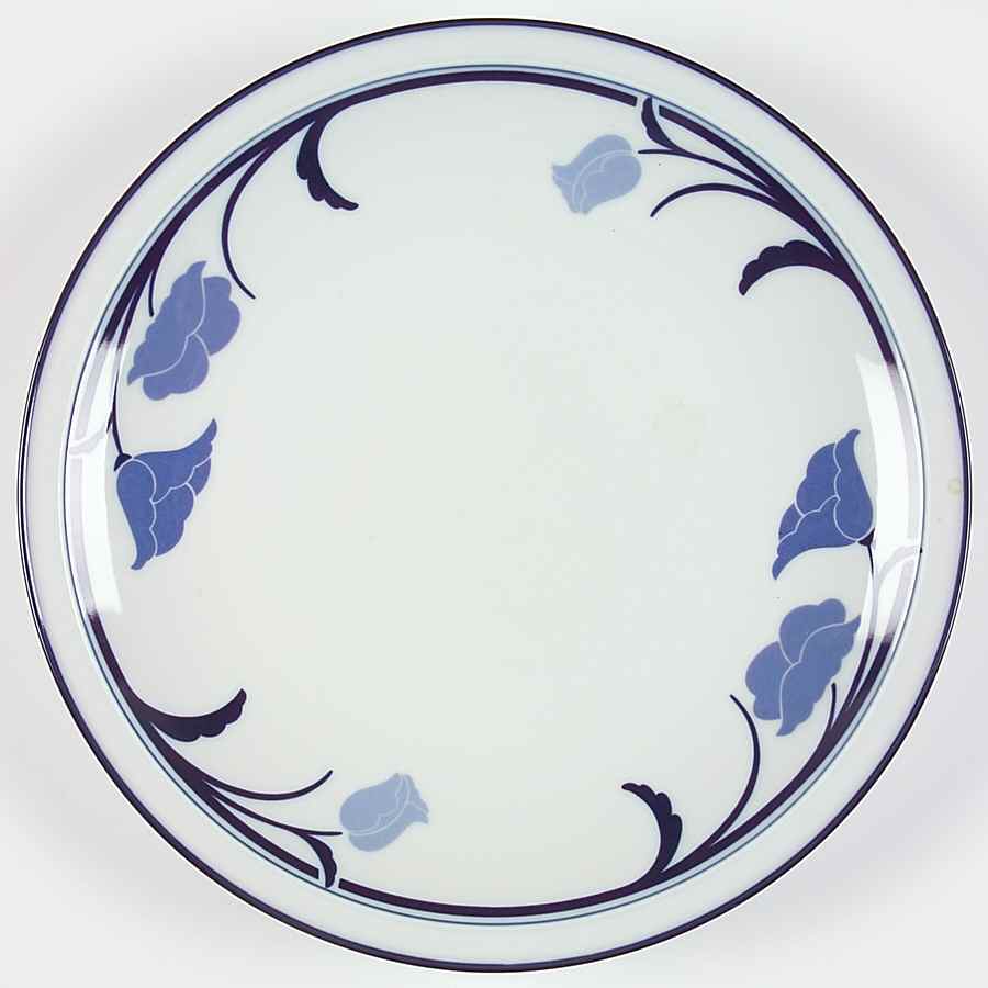 Belles Fleurs Blue Plate Wall by Dansk-1