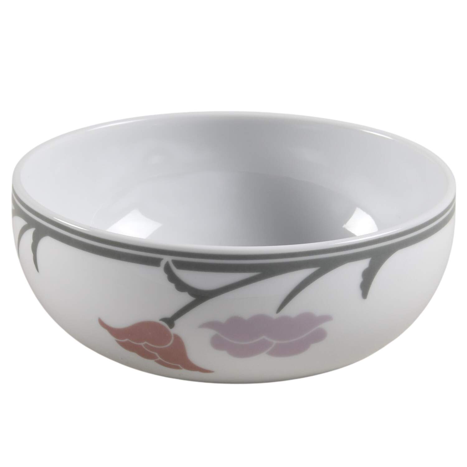 Belles Fleurs Gray Fruit/Cereal Bowl by Dansk-1