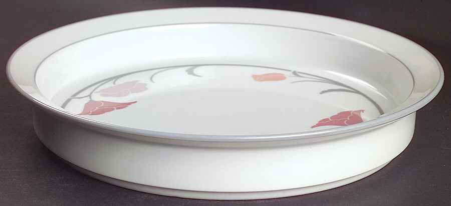 Belles Fleurs Gray 10" Quiche by Dansk-1
