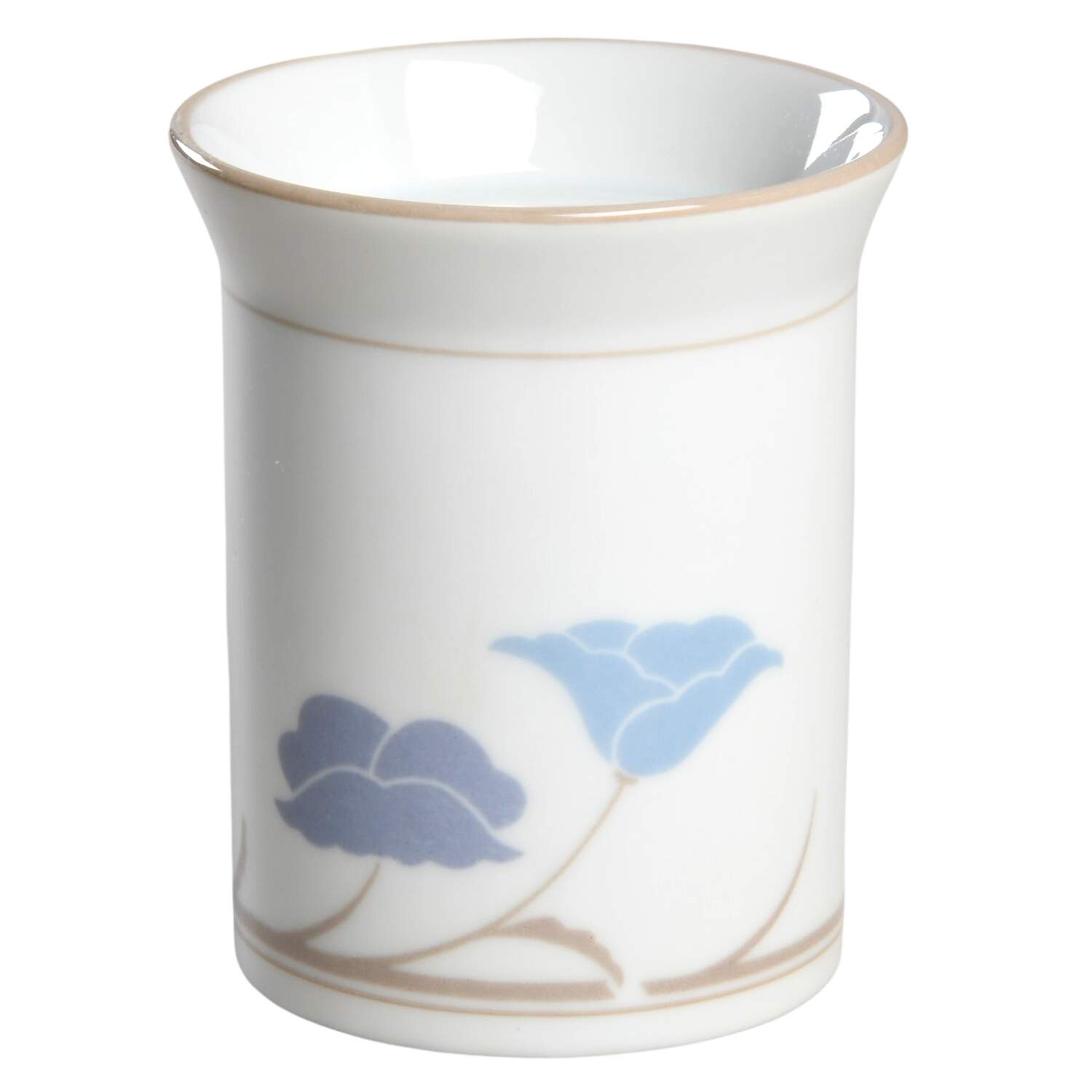 Belles Fleurs Taupe Sugar Bowl No Lid by Dansk-1