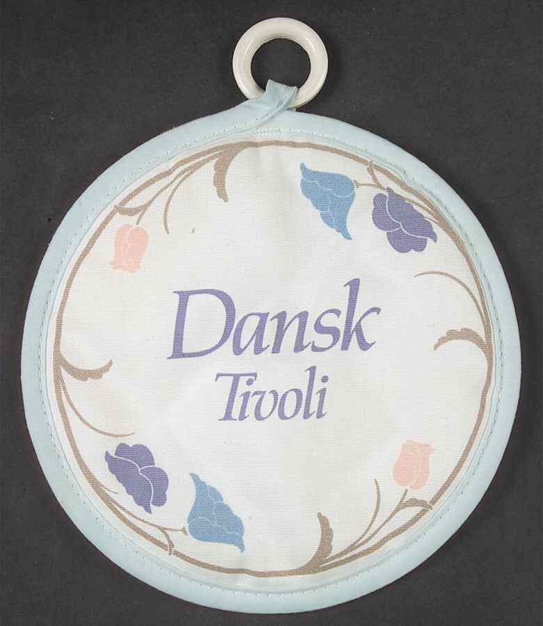 Belles Fleurs Taupe Cloth Potholder by Dansk-1