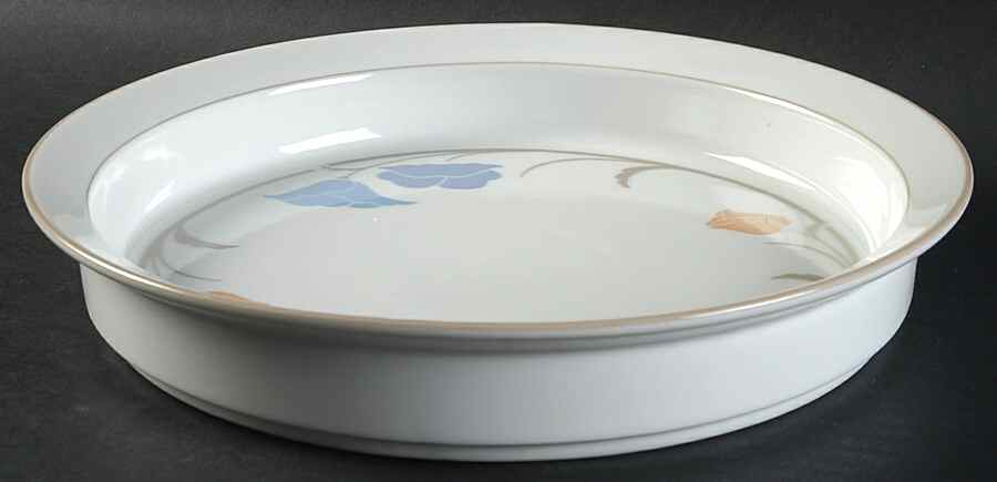 Belles Fleurs Taupe 10" Quiche by Dansk-1