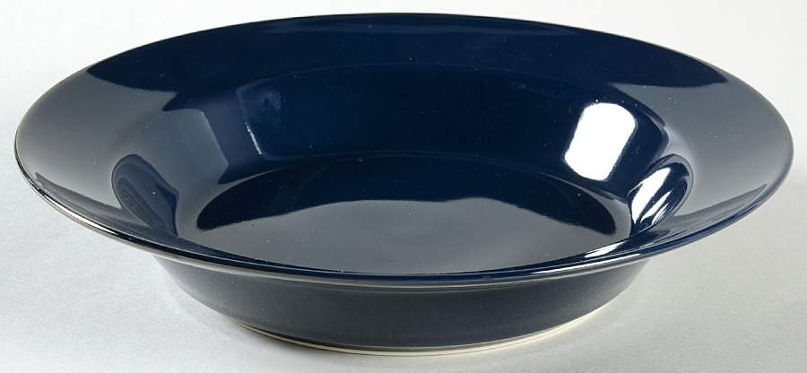 Bisserup Blue (Made In Japan) Large Rim Soup Bowl by Dansk-1