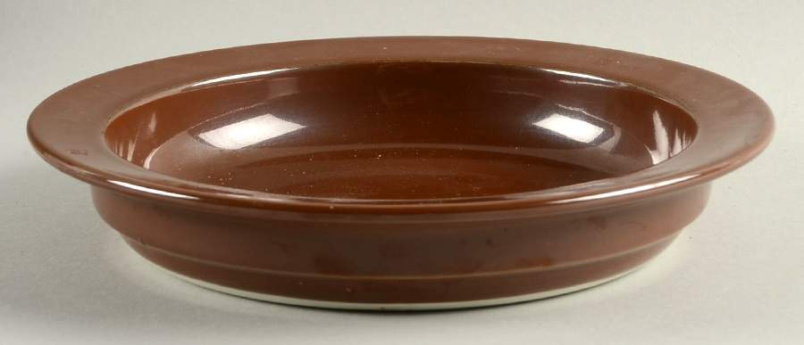 Bisserup Brown Rim Soup Bowl by Dansk-1