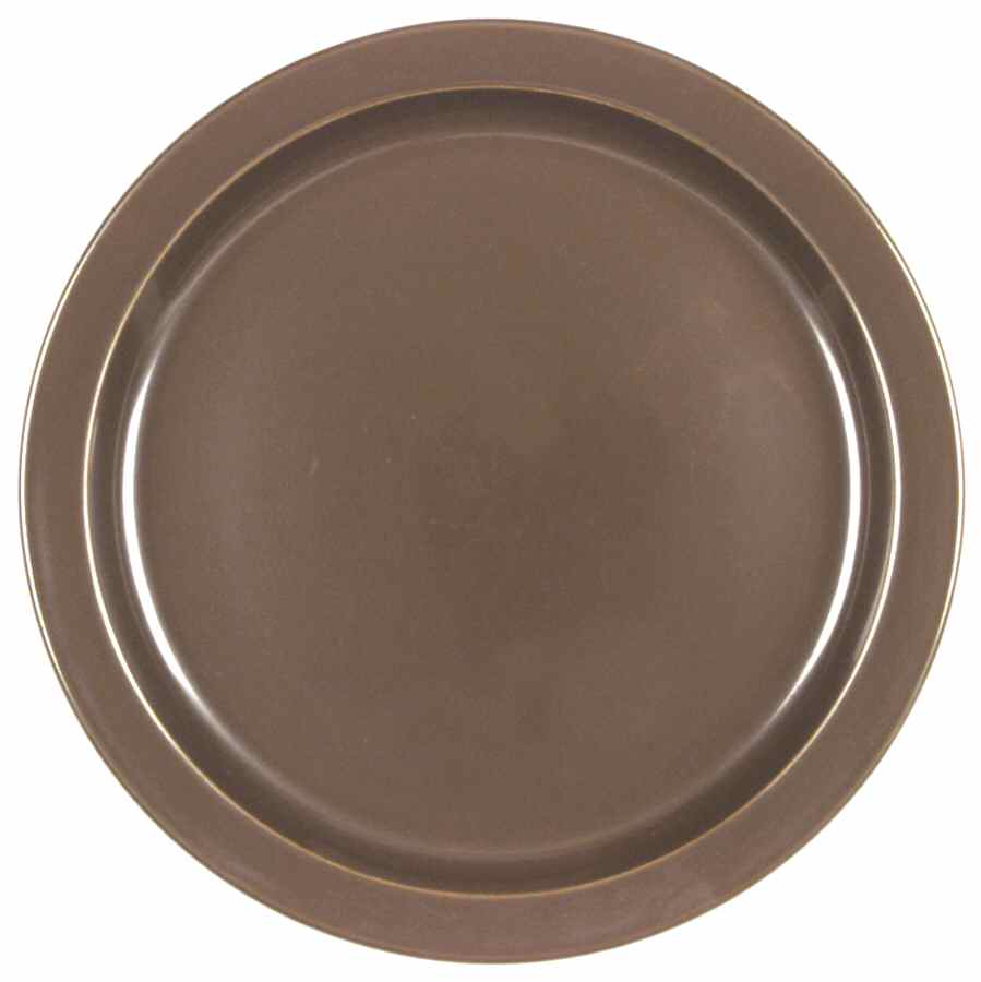 Bisserup Brown Dinner Plate by Dansk-1