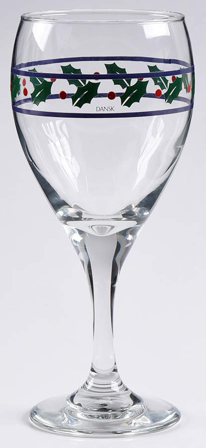 Bistro Holly Glassware Wine by Dansk-1