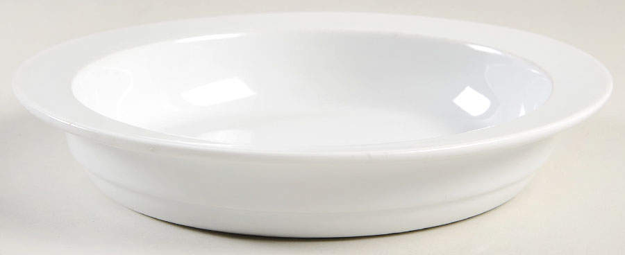 Bisserup White Rim Soup Bowl by Dansk-1