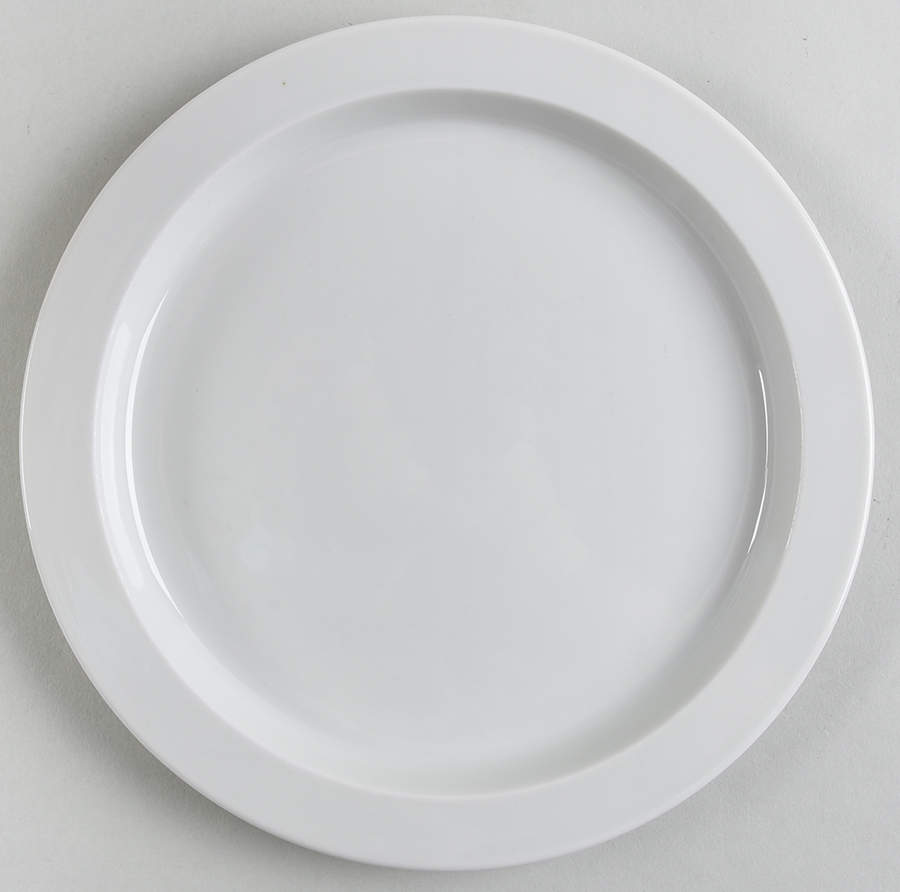 Bisserup White Salad Plate by Dansk-1