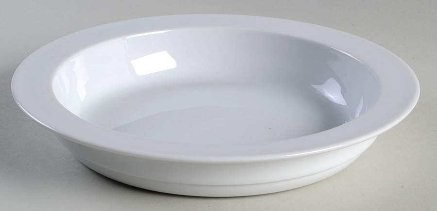 Bisserup White Rim Soup Bowl by Dansk-1