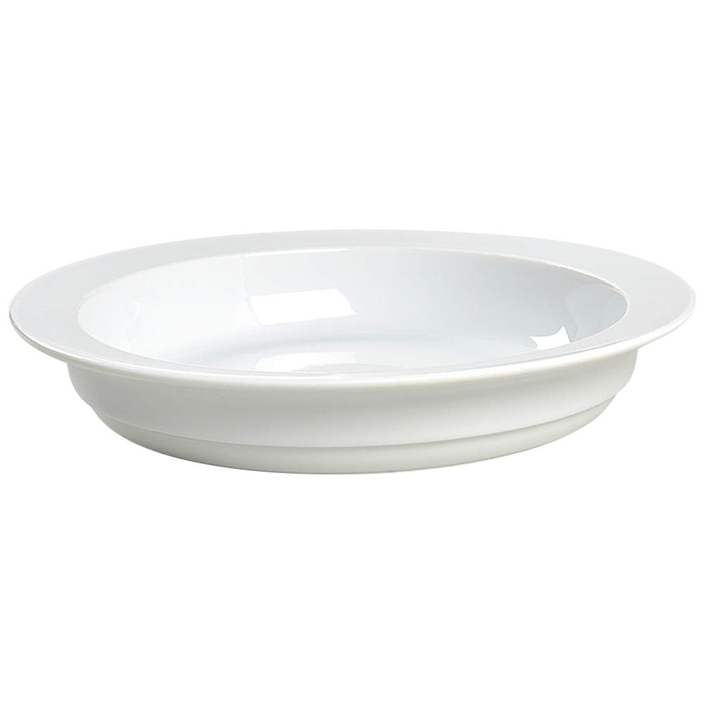 Bisserup White Rim Soup Bowl by Dansk-1