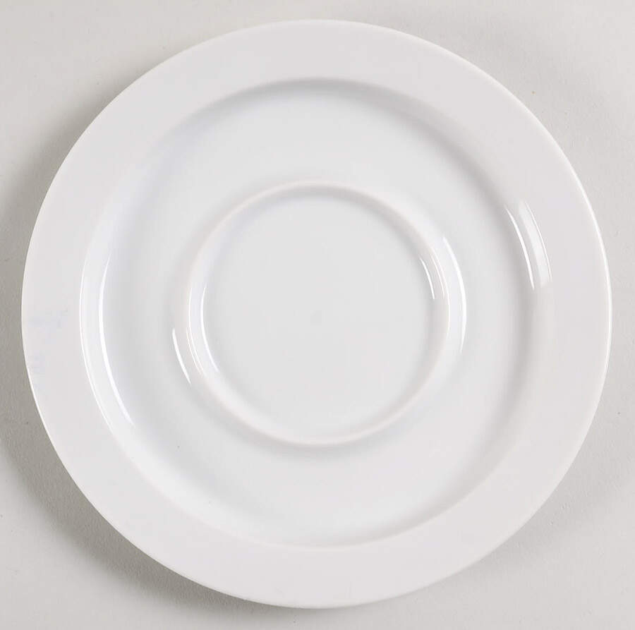 Bisserup White Saucer for Flat Cup by Dansk-1