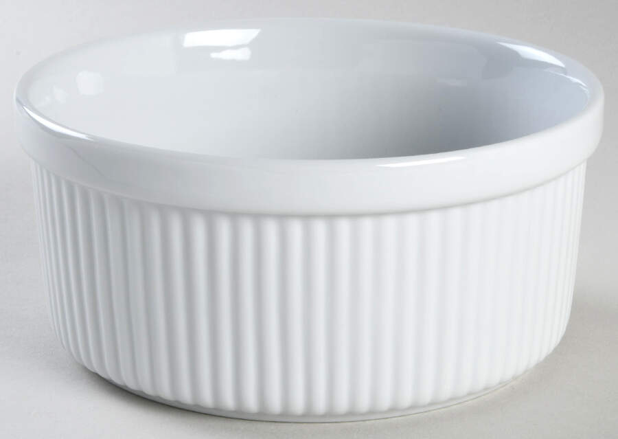 Bisserup White 6" Souffle by Dansk-1