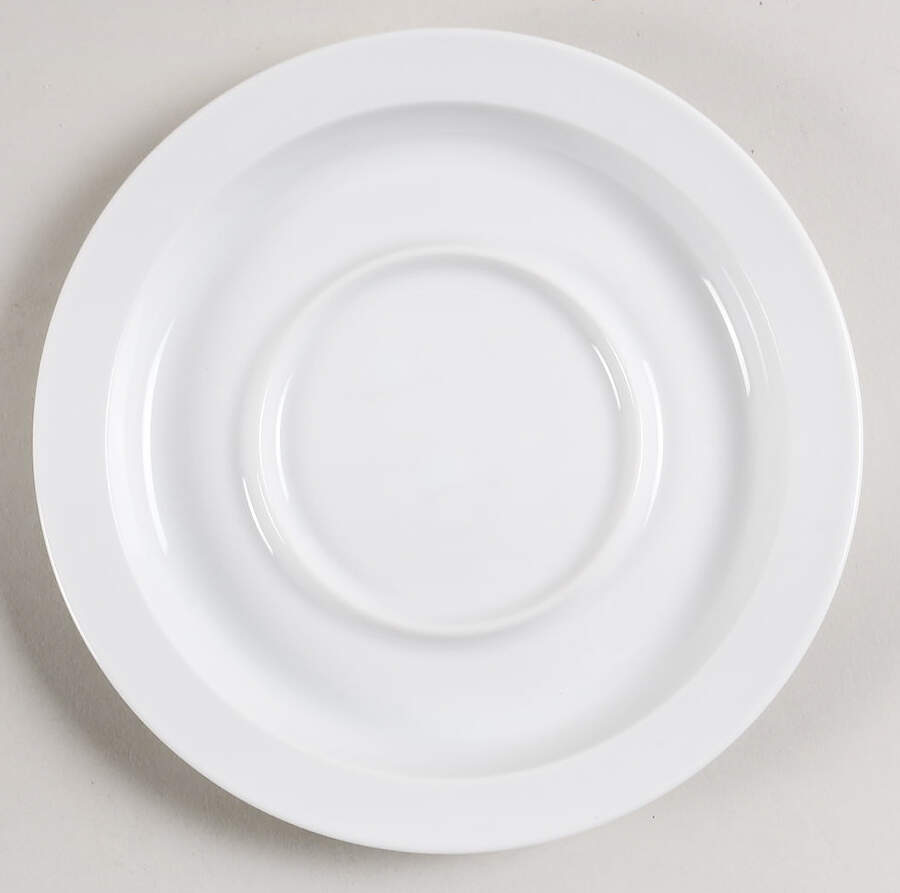 Bisserup White Saucer by Dansk-1