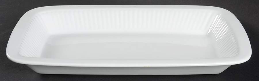 Bisserup White 13'' Rectangular Baker by Dansk-1
