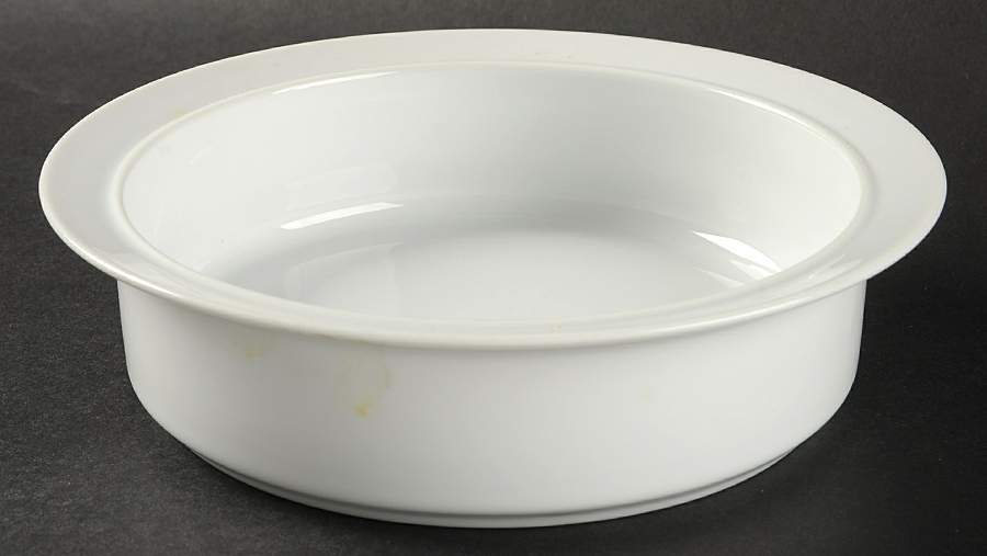 Bisserup White 7" Individual Pasta Bowl by Dansk-1