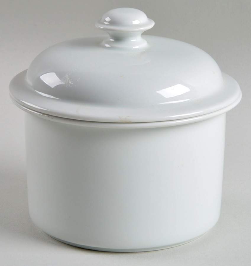 Bisserup White Individual Casserole & Lid by Dansk-1