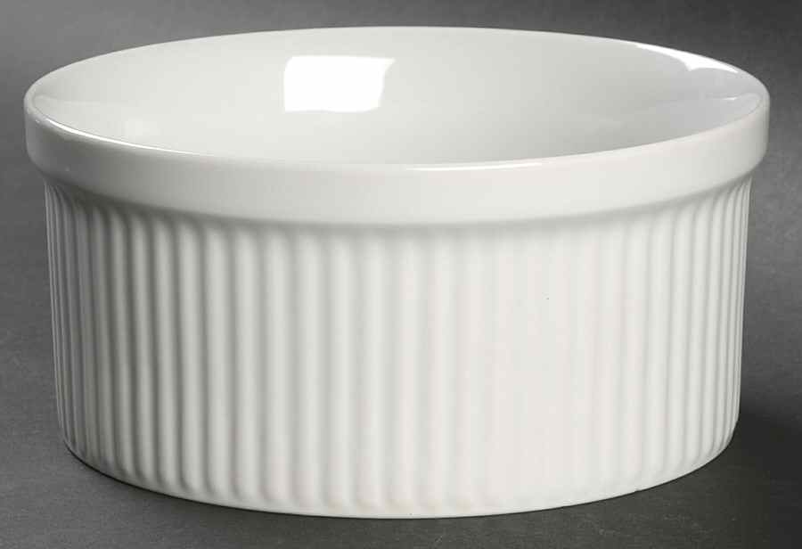 Bisserup White 6" Souffle by Dansk-1