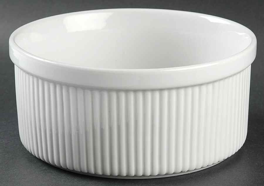 Bisserup White 7" Souffle by Dansk-1