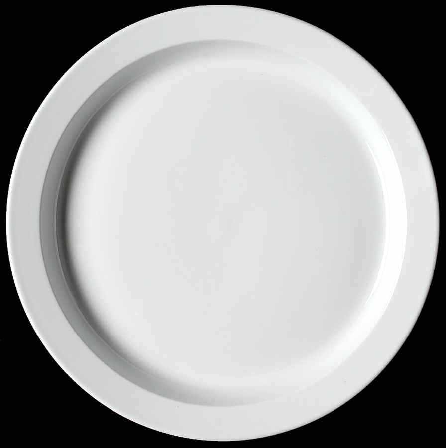 Bisserup White 13" Chop Plate (Round Platter) by Dansk-1