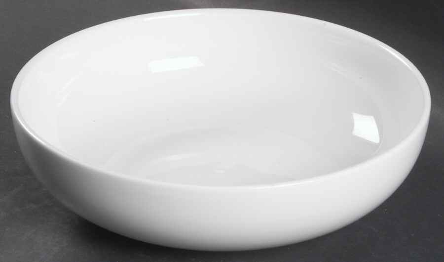 Bisserup White 8" Round Vegetable Bowl by Dansk-1