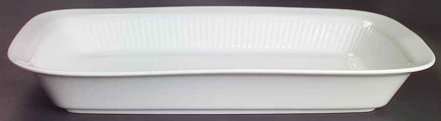 Bisserup White 15" Rectangular Baker by Dansk-1