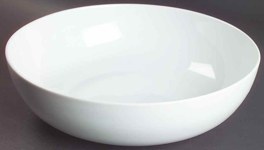 Bisserup White 11" Pasta Serving Bowl by Dansk-1