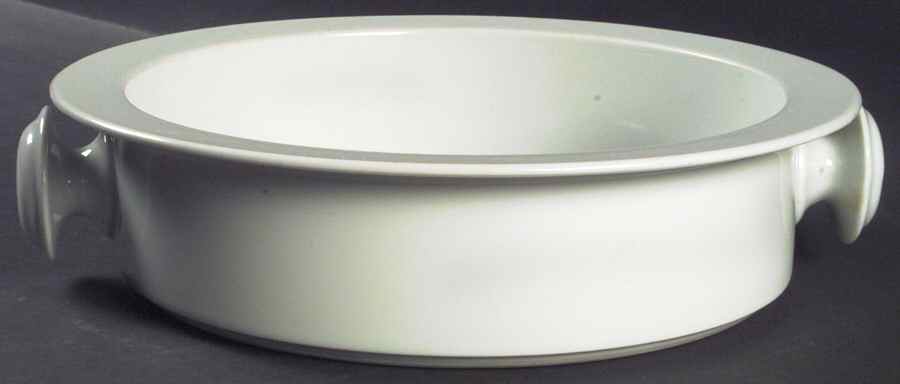 Bisserup White 10" Round Vegetable Bowl by Dansk-1