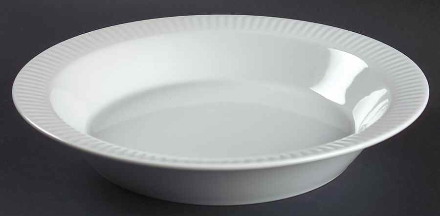 Bisserup White 10" Pie Baking Plate by Dansk-1