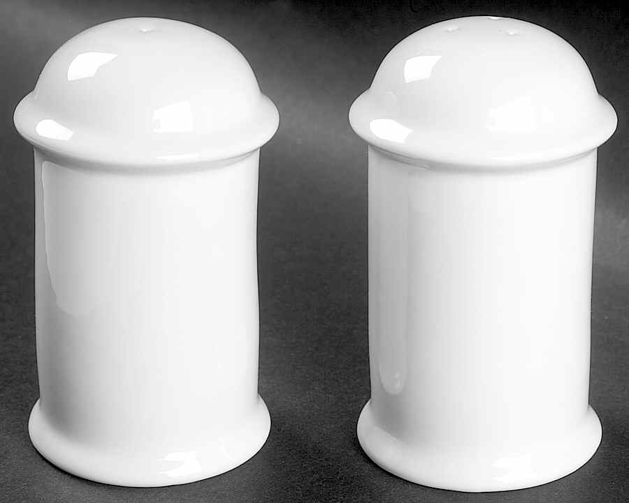 Bisserup White Salt & Pepper Set by Dansk-1