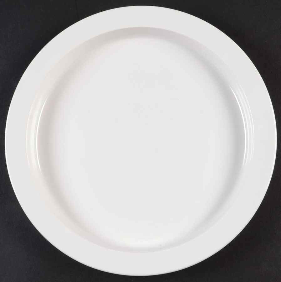 Bisserup White Plastic Dinner Plate by Dansk-1