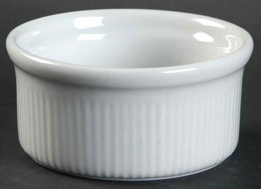 Fluted White Cafe Ramekin by Dansk-1
