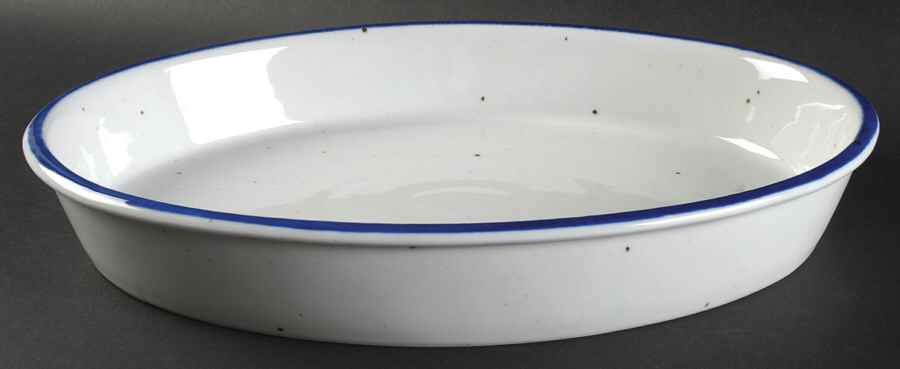 Blue Mist 14" Oval Baker by Dansk-1