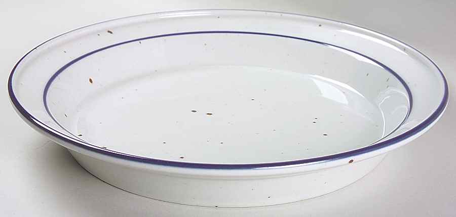 Blue Mist 13" Deep Round Platter by Dansk-1