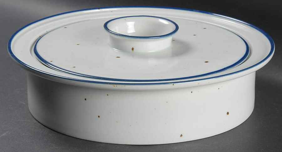 Blue Mist 1.75 Qt Round Covered Casserole by Dansk-1