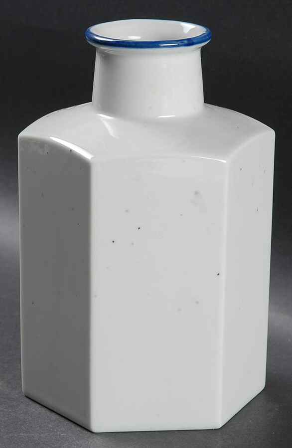 Blue Mist 7" Hexagonal Vase by Dansk-1
