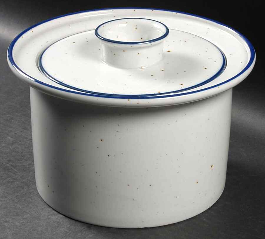 Blue Mist 3 Quart Round Covered Casserole by Dansk-1