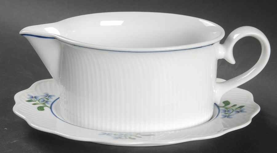 Blossom Gravy Boat & Underplate by Dansk-1