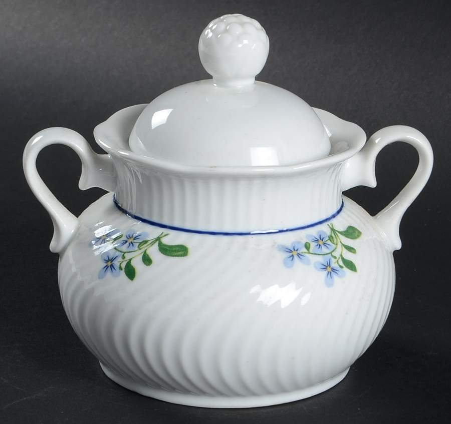 Blossom Sugar Bowl & Lid by Dansk-1