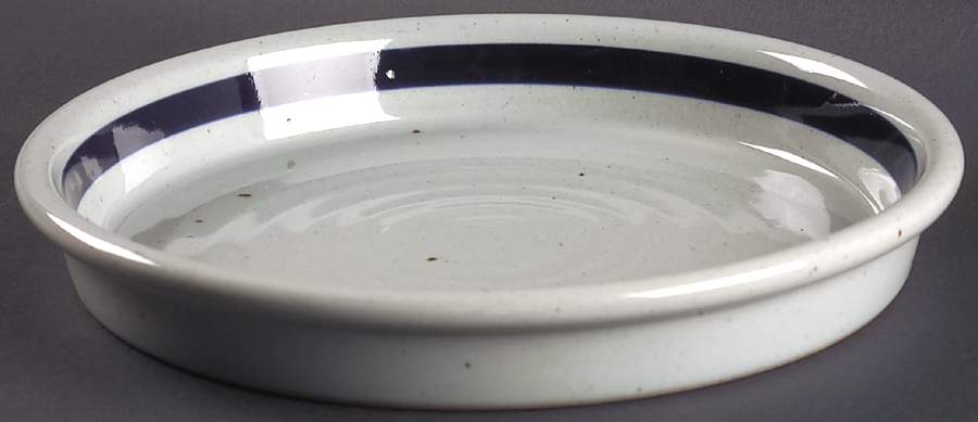 BLT Blue 11" Deep Round Platter by Dansk-1