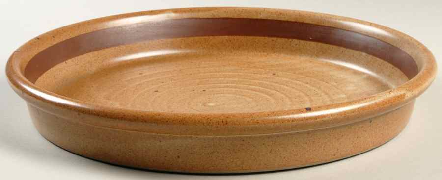 BLT Bronzestone Deep Round Platter by Dansk-1