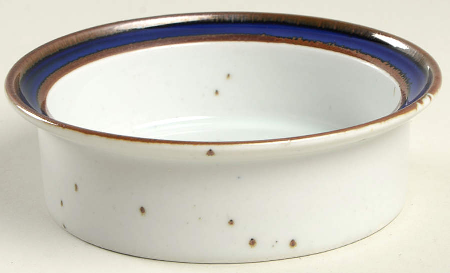 Blue Umber Rim Soup Bowl by Dansk-1