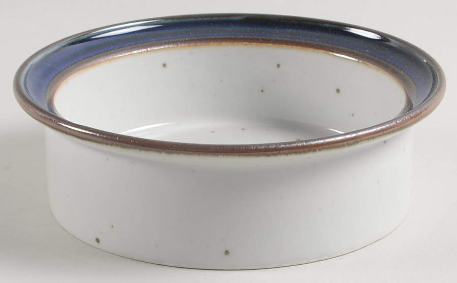 Blue Umber Rim Soup Bowl by Dansk-1