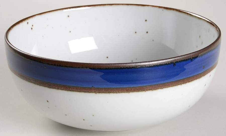 Blue Umber 8" Round Vegetable Bowl by Dansk-1