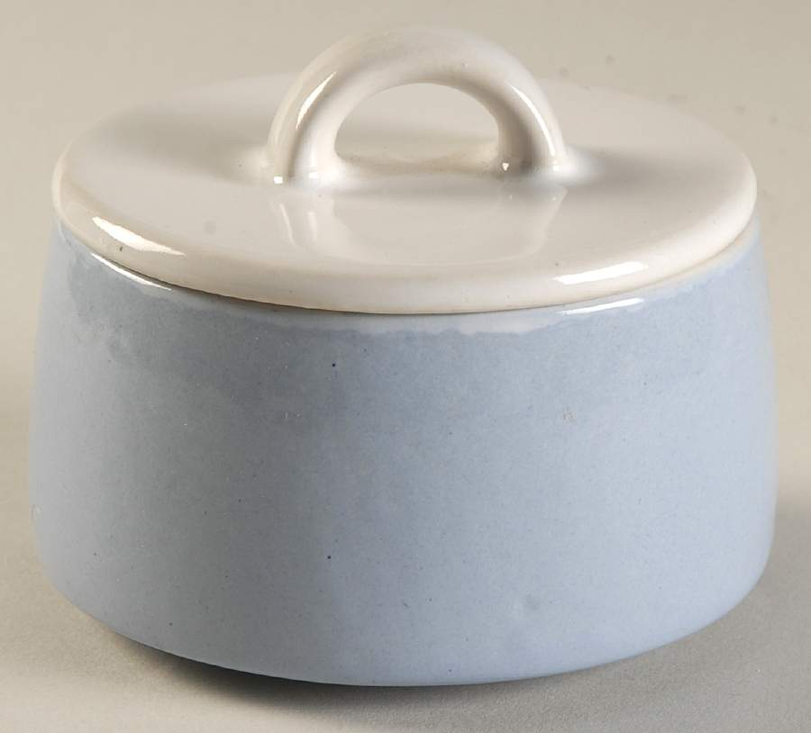Bornholm Blue Sugar Bowl & Lid by Dansk-1