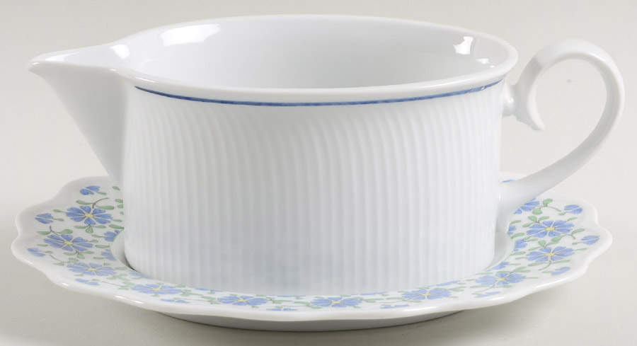 Bouquet Gravy Boat & Underplate by Dansk-1