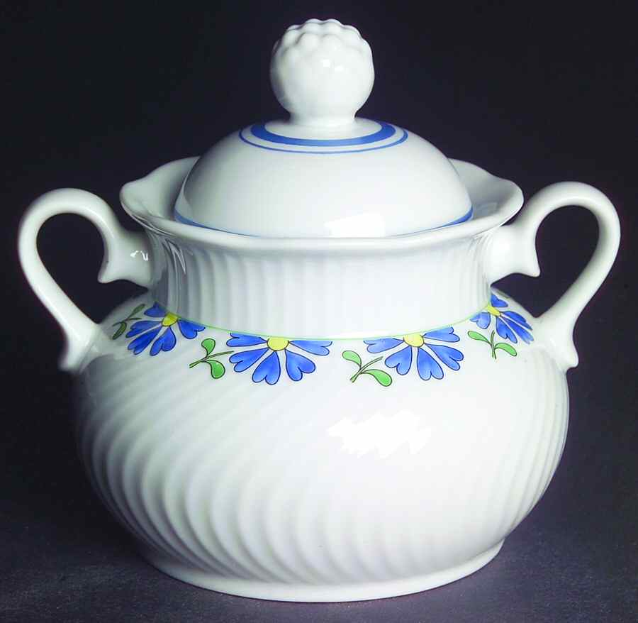 Bouquet Sugar Bowl & Lid by Dansk-1