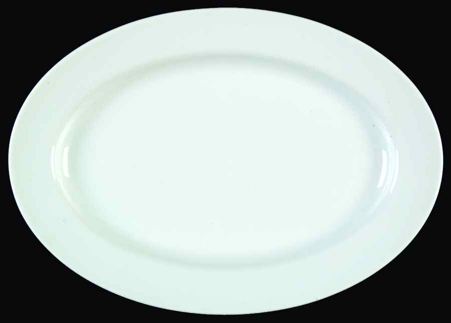 Bottelet White 11" Oval Serving Platter by Dansk-1