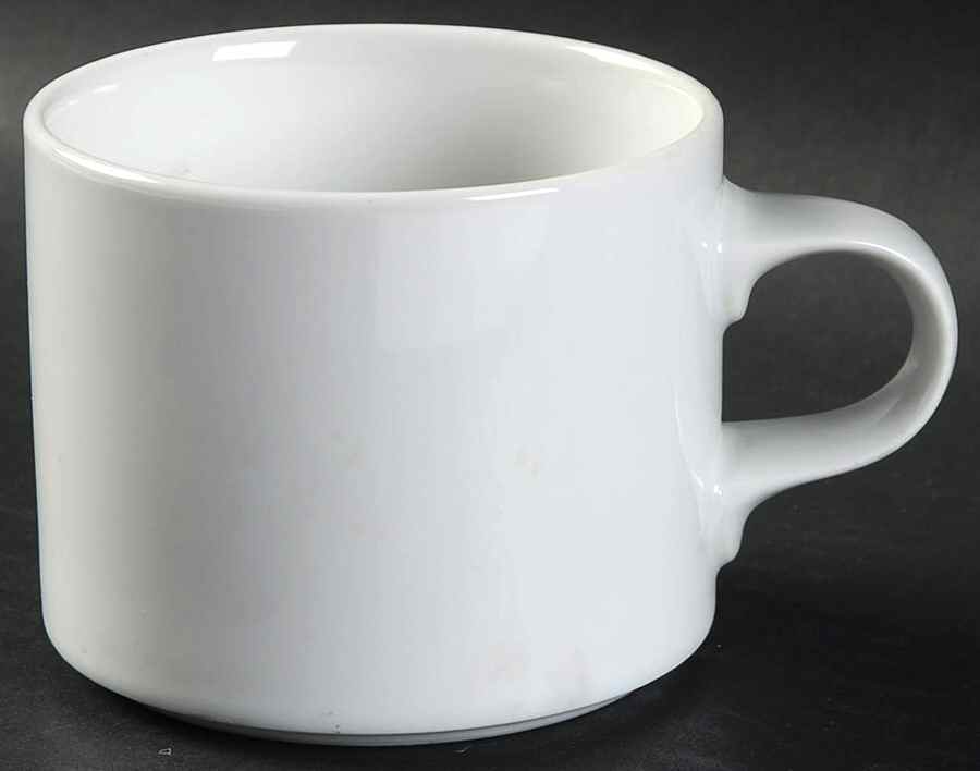 Bottelet White Flat Cup by Dansk-1